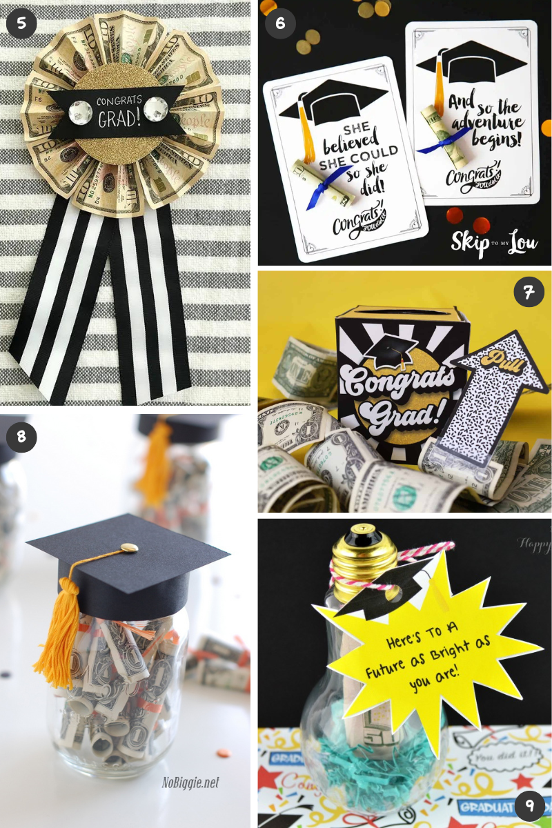 Creative Graduation Money Gift Ideas - what moms love