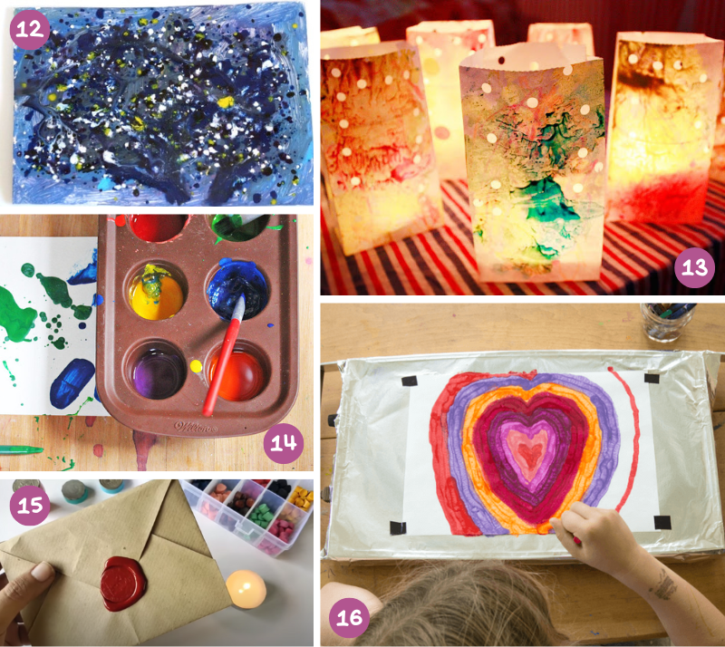 Repurpose Crayons: Make Sun Catchers from Crayon Shavings - Our