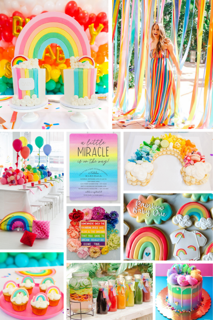 Vibrant Rainbow Party Ideas for Kids and Baby Showers